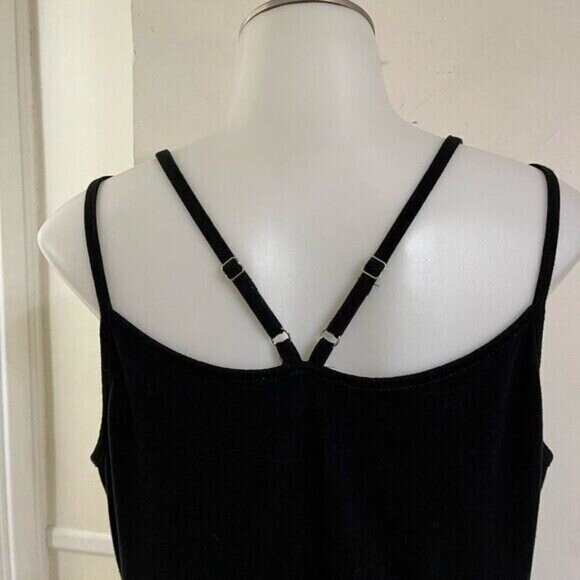 MOYABO. Dress double spaghetti strap black color women size L - Picture 9 of 12